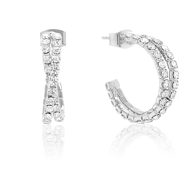 Jennifer Miller | Bypass Hoop Earrings - Picture 1 of 5